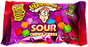 Warheads Sour Chewy Cubes 2oz 15ct